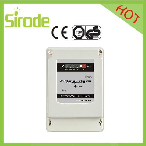 Register Mode Display Staic AC Active Watt-Hour Energy Meter (TF11)