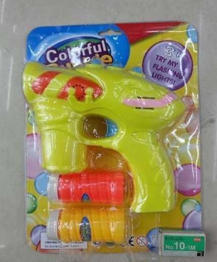 Plastic Summer Bubble Gun Toys with Light and Music,