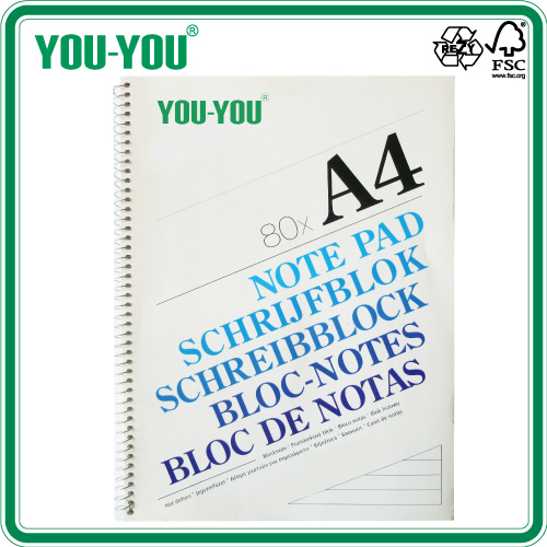 A4 Spiral Notebook / Spiral Notebook/ Wire Bound Notebook