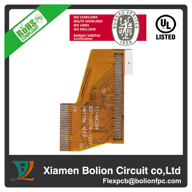 Double-Sided Flexible PCB with EMI and Pi