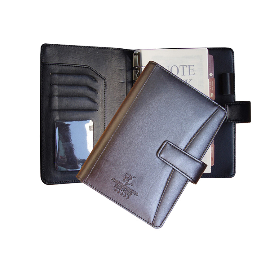 New Arrival A5 Loose Leaf Leather Notebook for Office Use