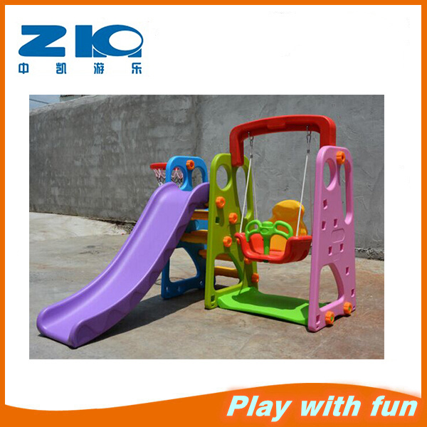 Indoor Playground Combo Plastic Slide 3 in 1 Set