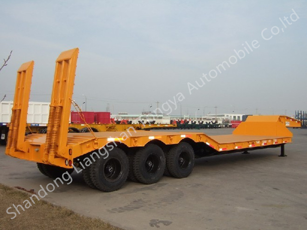 3axle Lowboy Semi Trailer for Sale with Reasonble Price