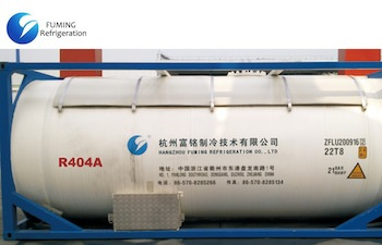 Bulk R404A Hfc Refrigerant Gas ISO Tank for Low Temperature Refrigeration