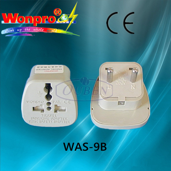 Universal Trave Adaptors (Socket, Plug) (WAS-9B)