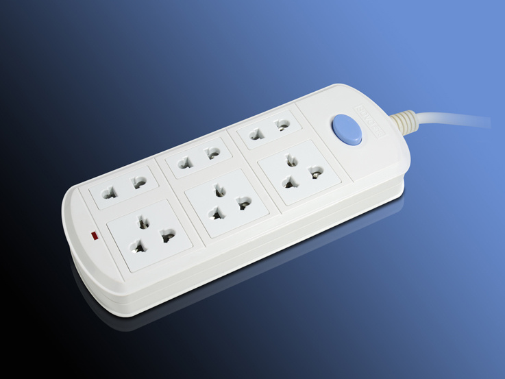 1 Gang 1 Way Switch & 3 Gang 2 Pin Socket & 3 Gang 3 Pin Socket