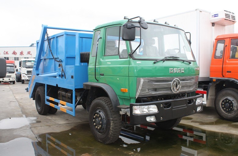 Swing Arm Garbage Truck with Loading Unloading Hydraulic System