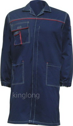Wuhan Factory Whloesale Men Workwear Safety Long Coat