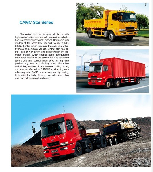 Hot Sale Camc Star Series 6*2 Tractor Truck