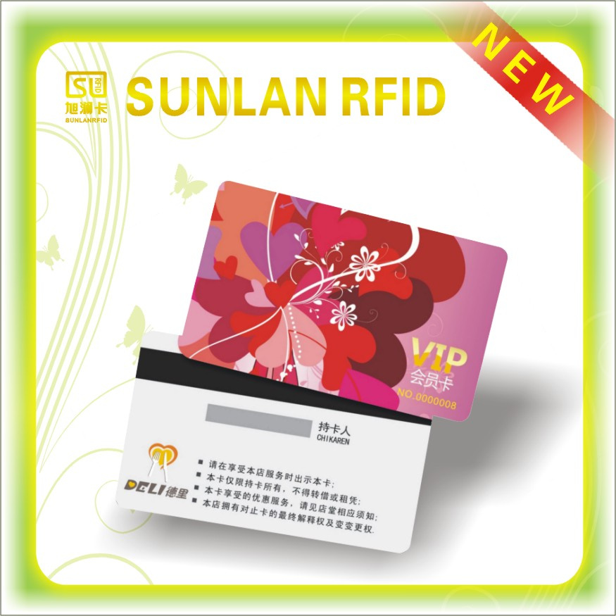 2014 Customized Magentic Stripe Smart Card with Signature Panel