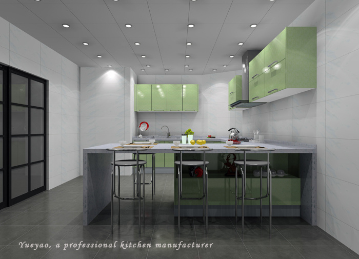 Competitive Lacquer Kitchen Cabinets (S023)