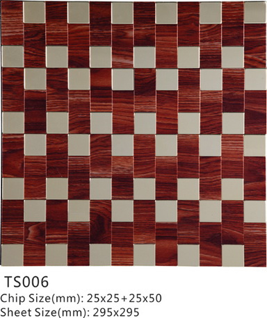Tightly Spaced Mosaic ACP Building Material for Wall Decorative