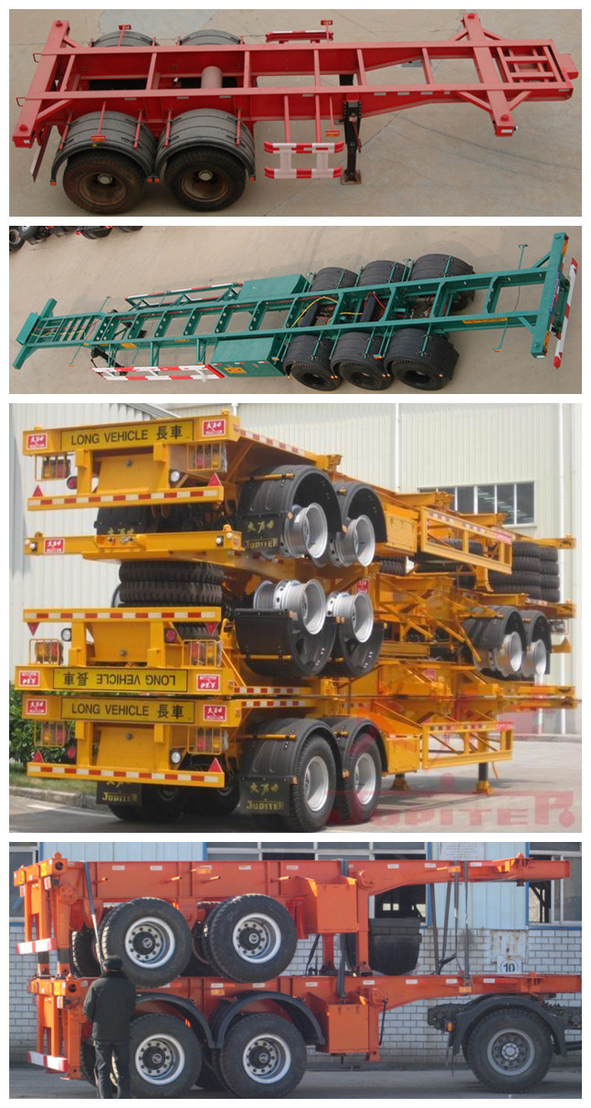 China Manufacturer Transport Container Semi Trailer