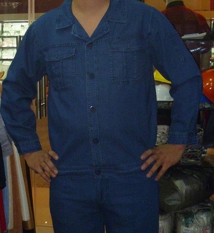 Men's Boiler Suit Coverall Workwear Uniform W-15