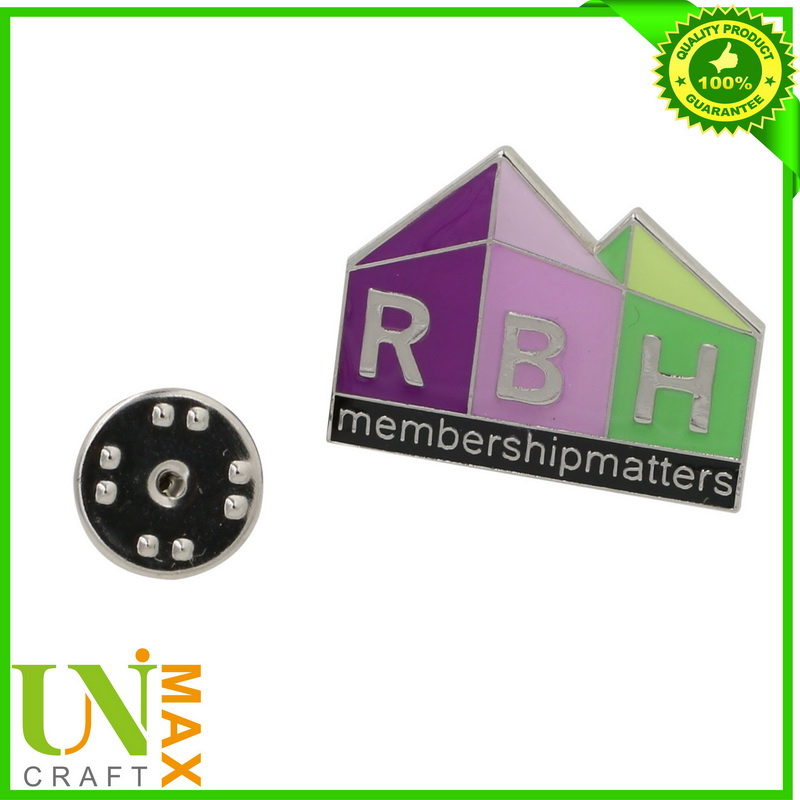 Nickel Plated Enamel Lapel Pin Badge (UM-4043)