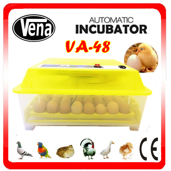 Automatic Quail Egg Incubator Hold 48 Eggs Fit for Mini Farm