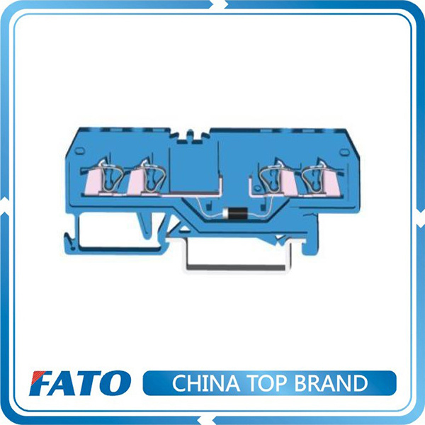 Power Distribution Spring Cage Terminal Block
