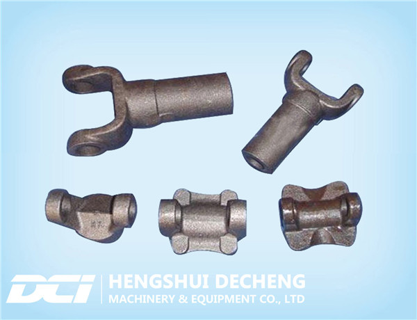 Customized Forklift Parts/ Carbon Steel Precision Casting Auto Fork Parts by Water Glass Process (DCI-Foundry-ISO/TS1694)