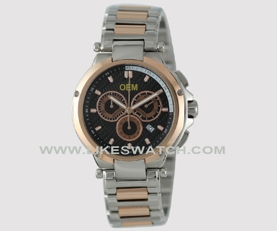 2014 Stainless Steel Fashion Watch (H8035GC-3SS1-3LIKR)