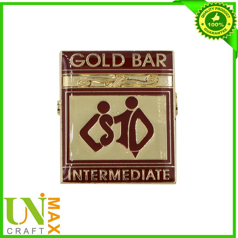 Nickel Plated Enamel Lapel Pin Badge (UM-3967)