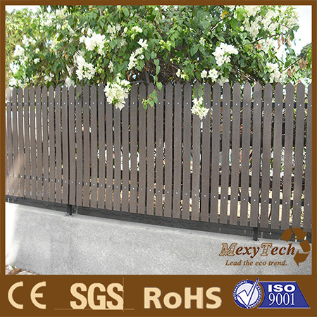 Wood Plastic Composite Picket Flower Fence and Trellis in Seattle Central District Neighborhood