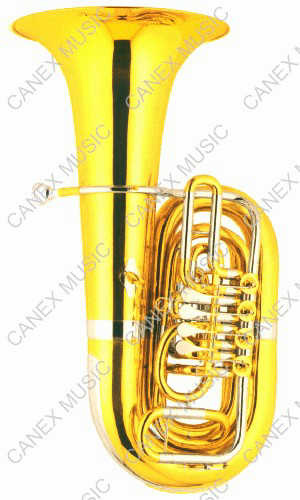 Gold Lacquer C Key Tuba (TU-47L)