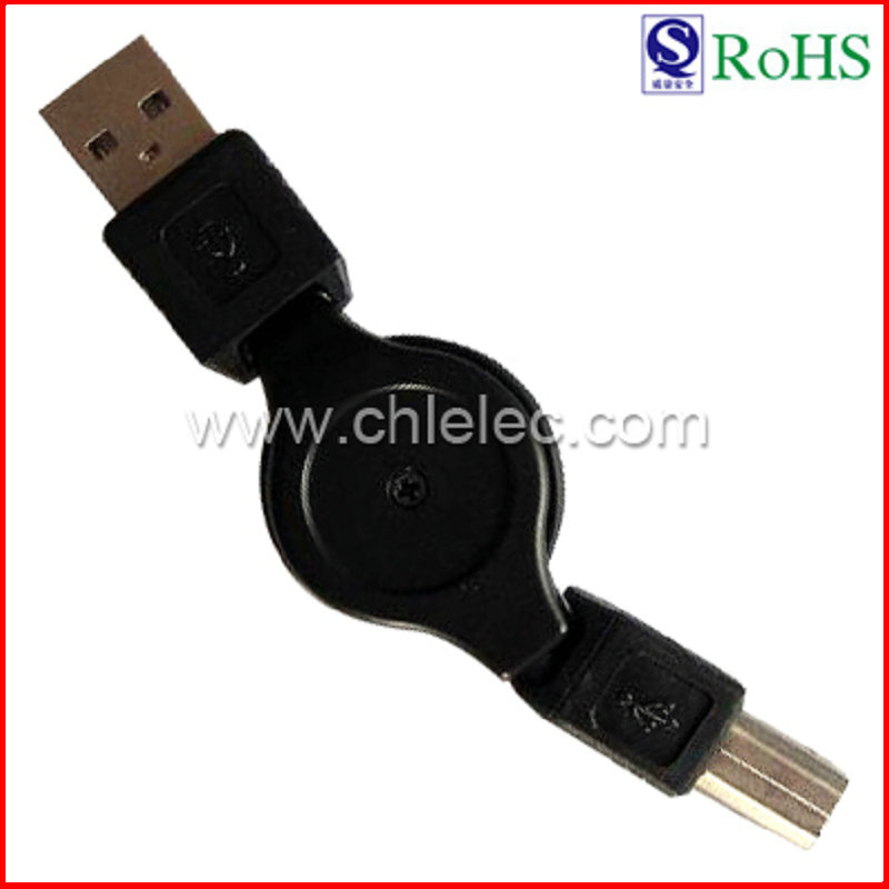 Practical Retractable Data USB Cable for Computer with RoHS
