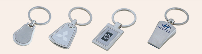 Key Chain with Automobile Sign, Key Ring (GZHY-KA-001)
