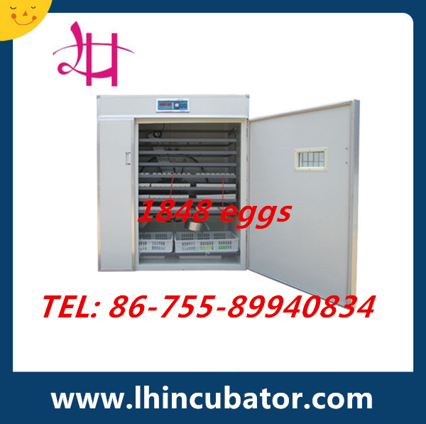 1848 Eggs Incubator Full Automatic High Hatching Rate Egg Cheap Price