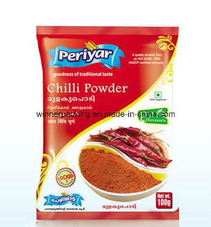 Laminated Packaging Biodegradable Plastic Bags for Chilli Powder