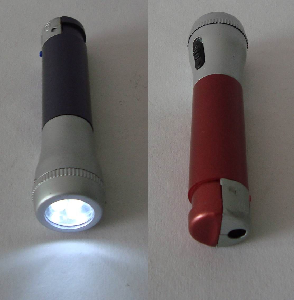 Flashlight With Cigarette Lighter