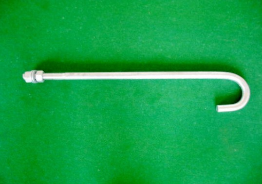 J Type Anchor Bolt with Hex Nuts