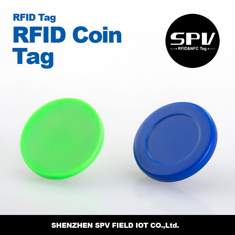 RFID Waterproof PVC Passive RFID Coin Tag