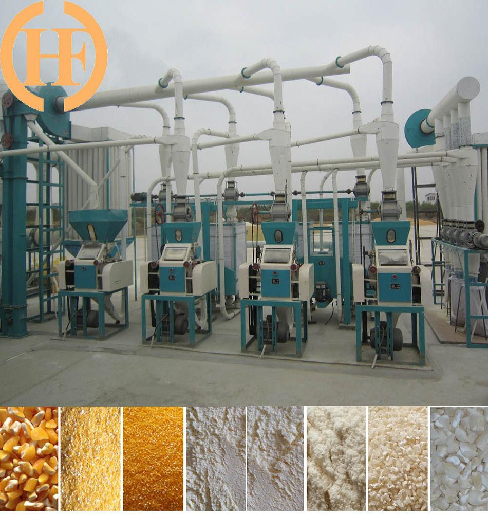 20ton/24h Ugali Making Machine Maize Flour Mill for Kenya Market