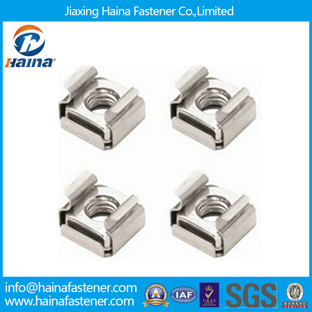 High Quality M6 Stainless Steel Square Lock Cage Nuts