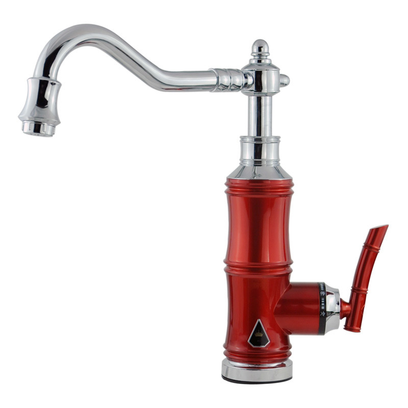 Kbl-6e-5 Red Electric Instant Heating Faucet Basin Faucet Washroom Faucet