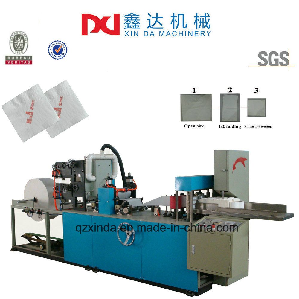 Automatic Embossed Printing Serviette Tissue Folder Napkin Paper Product Machine