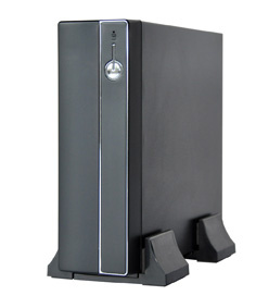 Slim Computer Case with Power Supply (E-3002 black)