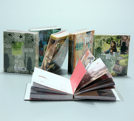 Mini Travel Printing Memo Pad Notebooks Travel Diary Books