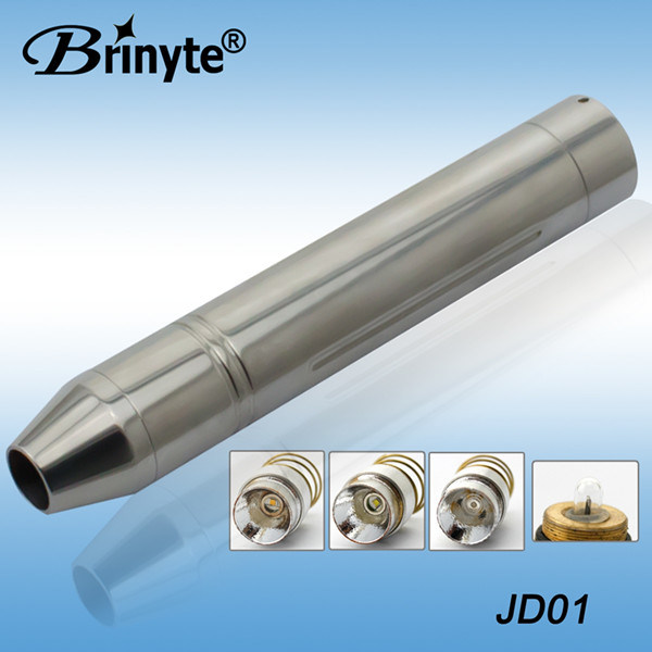 Brinyte Stainless Steel Jade Testing Xenon Torchlight