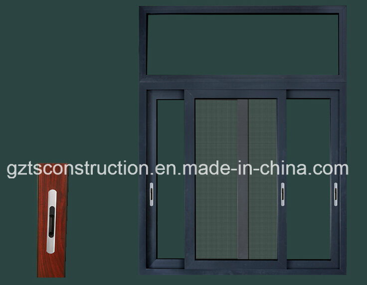 Aluminum Alloy Sliding Door Window with Thermal Break Profile Double Glazed