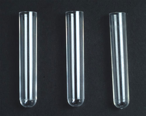 Test Tube Cylindrical Bottom Plastic