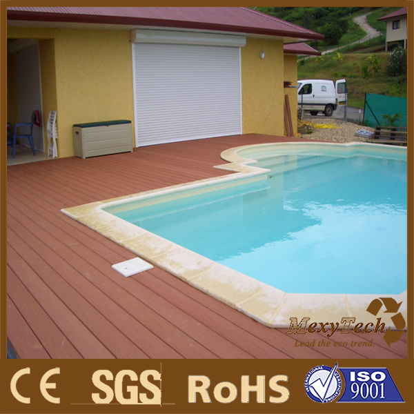 Decking WPC Swimming Pool Deck Hollow Wood Plastic Composite Outdoor Decking