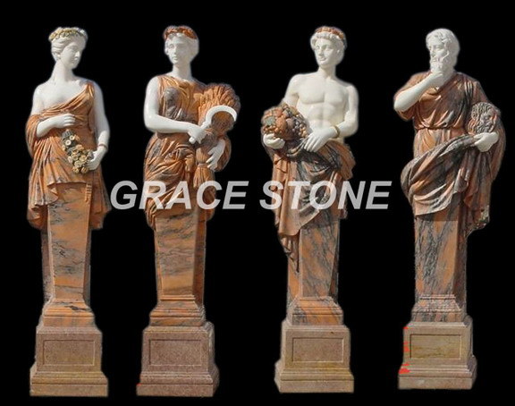 Four Season God, Stone Marble, Marble Sculpture (GS-GS-005)