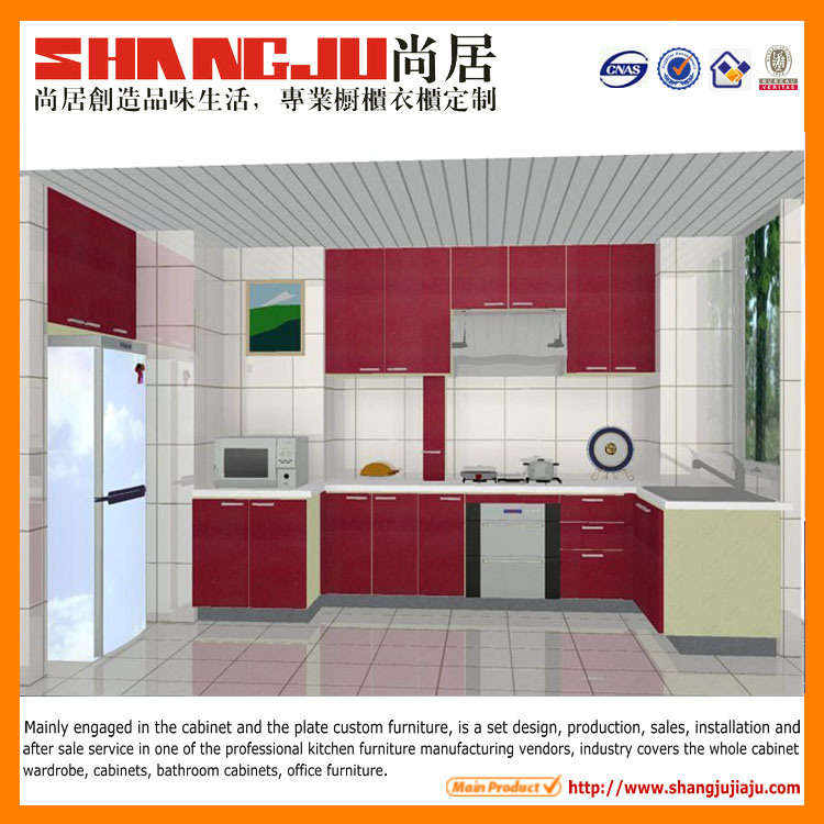 2014 Sell High Gloss Lacquer Kitchen Furniture