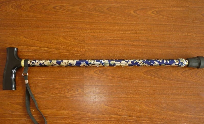 Telescopic Walking Stick/Cane/Crutch/New Flower Printing Walking Stick (DD2681)