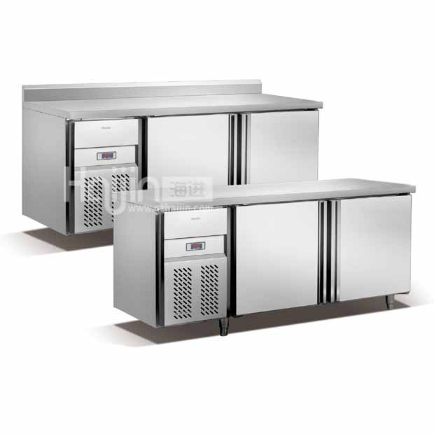 Smooth Surface Standard Type Working Table Refrigerator