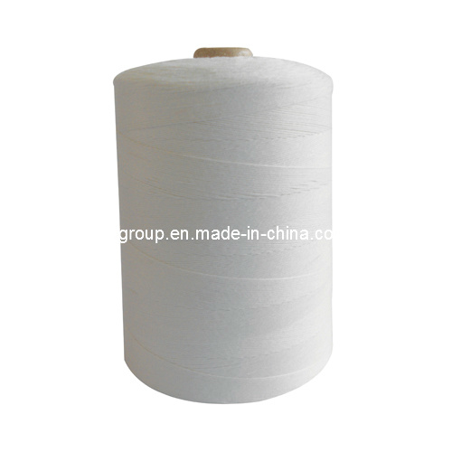 100% Bleached Polyester Staple Yarn for Weaving
