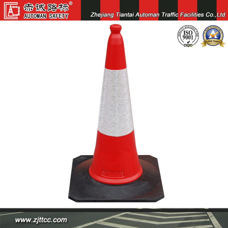 Reflective Espanol Fluorescent Orange Road Safety Cone (CC-A44)