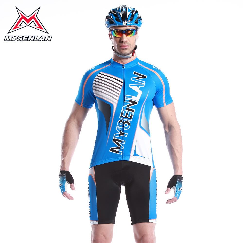 Mysenlan Short Sleeve Cycling Wear with Sublimation Printing